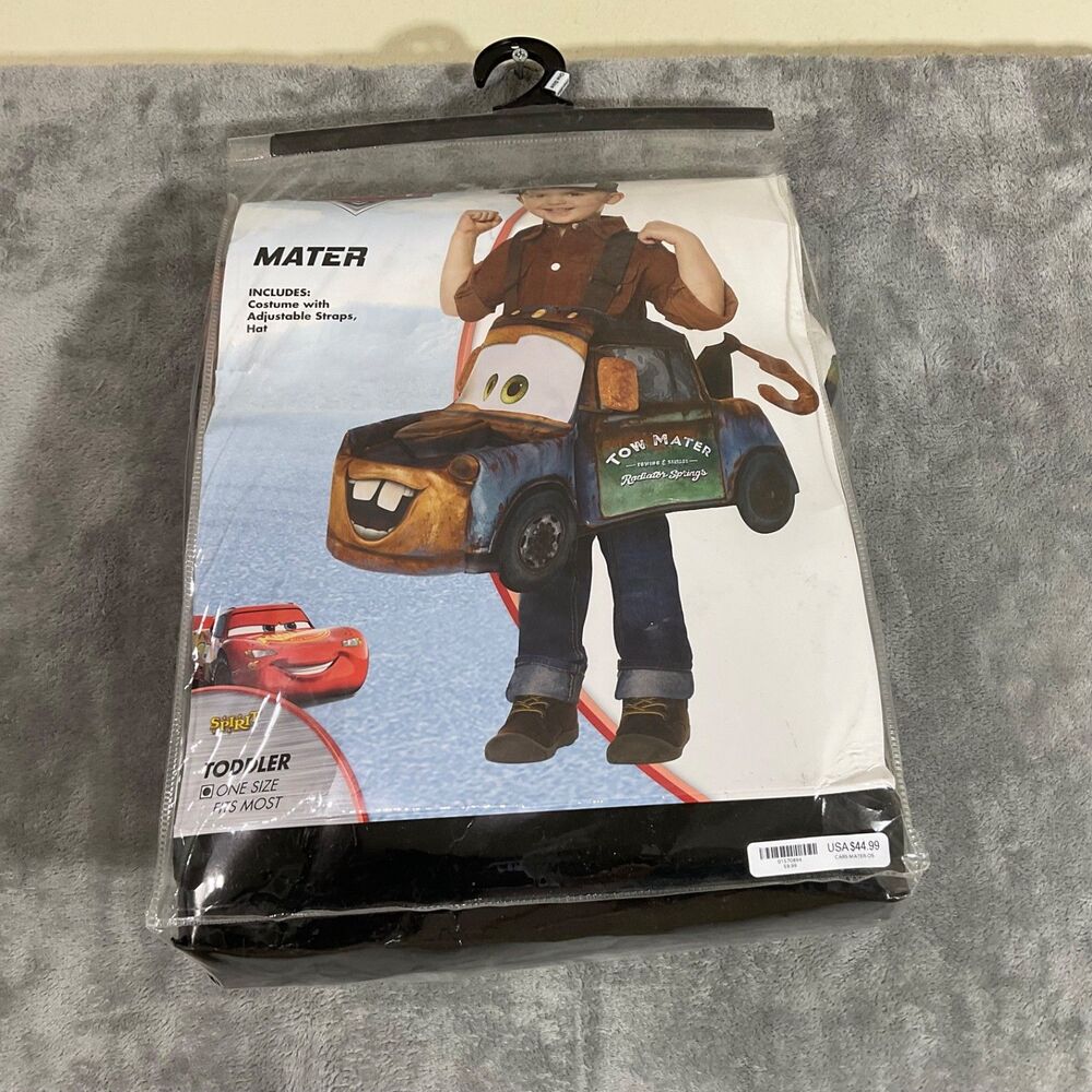 Cars Tow Mater 3D Ride Along Halloween Costume  One Size Fits Most Toddler